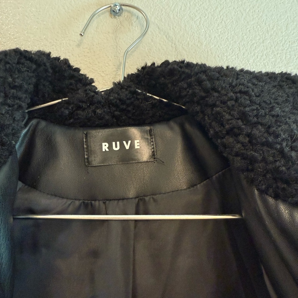 Ruve Javan Sherling Jacket Black - Picture 9 of 11